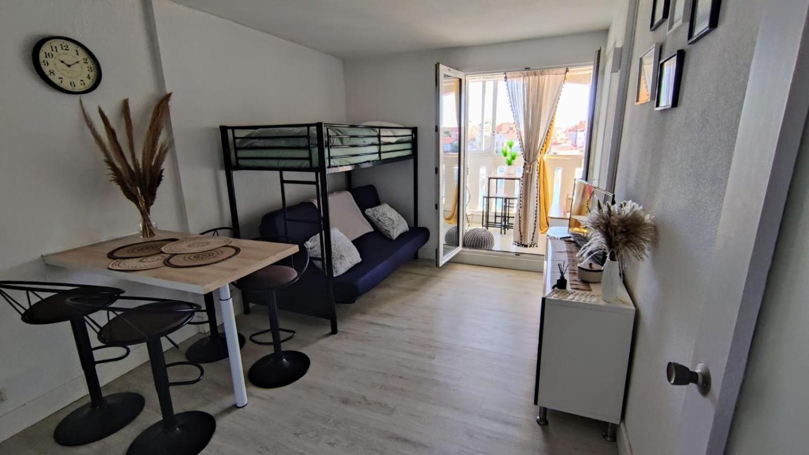 Charmant Studio, lumineux avec vue sur la Marina Le Barcarès Extérieur photo